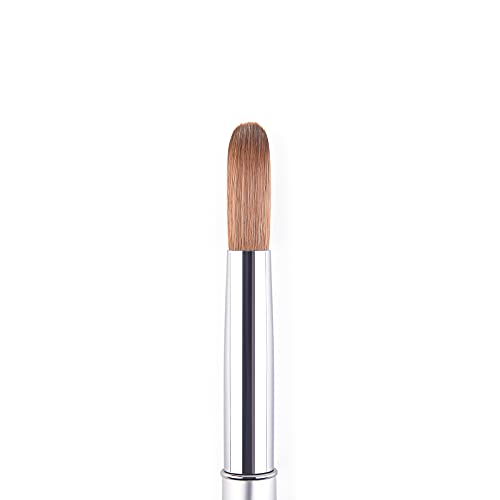 KADS 100% Kolinsky Sable Acrylic Brush Nail Brush for Acrylic Application Round Head Crimped Nail Art Brush Manicure Tool (16#)