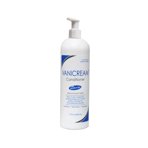 Vanicream Conditioner for Sensitive Skin, Free of Dyes, Fragrance, Lanolin, Parabens and Formaldehyde Releasers, Dermatologist Tested, 12 fl oz (Pack of 3)