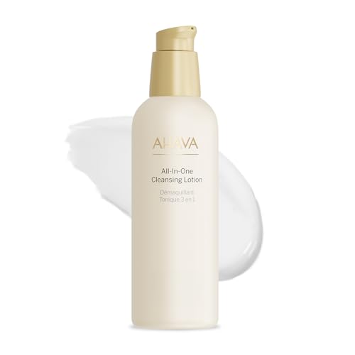 AHAVA All-In-One Toning Cleanser - Skin-Friendly, Soft, Water-Based Formula Gently Removes Dirt, Impurities & Makeup Including Eyes, Rebalances pH, Made with Our Signature Blend Osmoter, 8.5 Fl.Oz