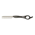 Feather - Standard Styling Razor Kit ? Ergonomic 7.25 inch Black Razor Handle, 11 Guarded Replacement Blades & Metal Disposable Case ? Japanese Stainless Steel - Made in Japan
