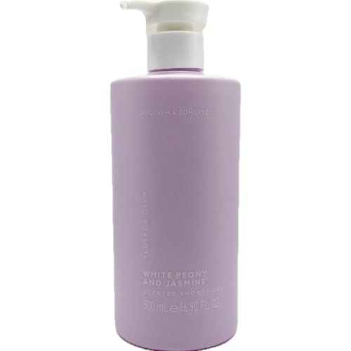 Asquith & Somerset White Peony and Jasmine Scented Shower Gel, 16.90 Fl Oz, 500ml