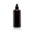 Infinity Jars Ultraviolet Glass Push Pump Bottle 200 Ml (6.8 fl oz) Refillable Containers for Lotion Homemade Cosmetics Make-up Skin Care Cream, Lotion, Shampoo, Conditioner Dispenser Bottles
