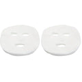 100 Pcs DIY White Color Natural Spa Skin Care Skin Fiber Paper Pre-cut Facial Paper Sheet Facial Mask (Pack of 2)