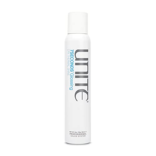 UNITE Hair ? 7SECONDS Glossing Spray ? Dry Anti-Humectant Shine Spray for Instant, Weightless Gloss & Humidity Control ? UV & Thermal Protection ? 6 Fl Oz