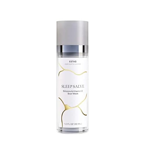 Scar Silicone Cream - Sleep Salve with Vitamin E to help reduce the appearance of scars 1 oz - for Face & Body Scars, Including Surgical, Burn, C-Section & Acne Scars