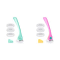 Dollar Shave Club 4 Blade Razor Refill Cartridges 8 Count and Shaving Kit with Diamond Grip Razor Handle 4 Blade Refills