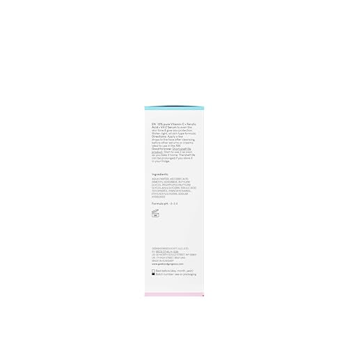 Geek & Gorgeous - C-Glow - lightweight, water-like 15% Vitamin C + Ferulic acid & Vitamin E Serum, protects against environmental damage, boosts collagen & evens skin tone - all skin types, 1 oz
