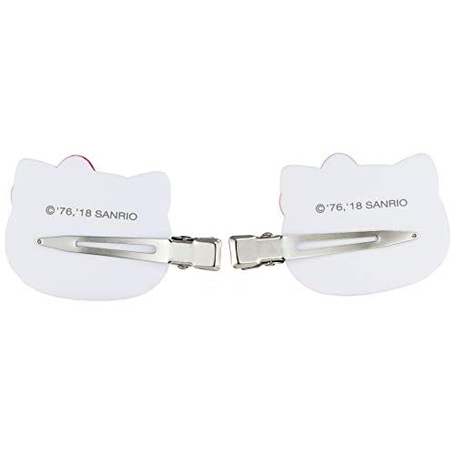 Sanrio 813478 Hello Kitty Bangs Clip, Approx. 2.0 x 0.4 x 1.3 inches (5 x 1 x 3.3 cm), Red