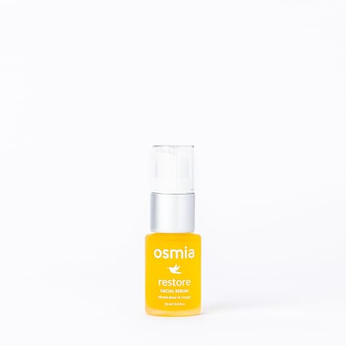 Osmia Skincare - Natural Restore Facial Serum | Lavender, Carrot Seed, Jojoba, Borage, + Pomegranate Oils | Moisturize, Boost, Nourish | Clean Beauty For Healthy Skin (0.45 fl oz | 13.3 ml)