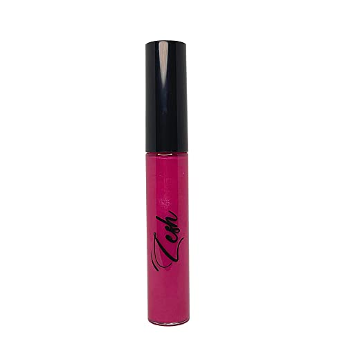Pink Lip Gloss - Enriched with antioxidant vitamin E and natural vanillin extract, 7g, Made in Canada