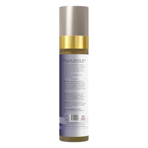 Vital Earth Fulvic Mineral Facial Mist, Travel-Friendly 2-Pack ? Anti-Aging Face & Hair Spray for Cellular Renewal & Hydration, 3.4 Oz Ea