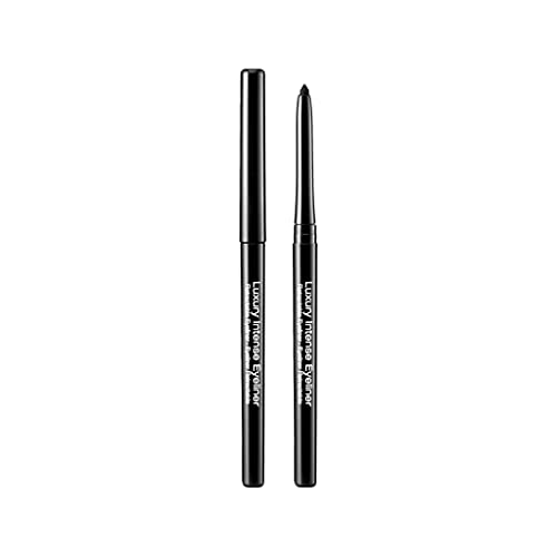 KISS NEW YORK Professional Retractable Eyeliner, Luxury Intense Highly Pigmented Eye Makeup, Long-Lasting, Water-Resistant, Smudge-Proof, Smooth Gliding (3 Pack, Blackest Black)