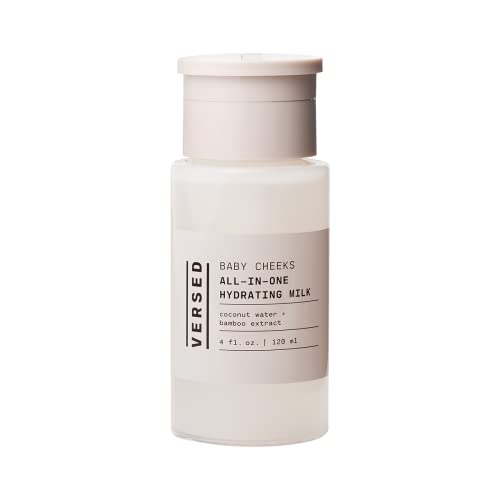 Versed Skin Soothe Hydrating Milky Toner for Face - Nourishing Coconut Water with Algae & Bamboo Extracts - Helps Restore Skin¡¯s Natural pH Balance (V1 Skin Soothe - 4 Fl Oz (Pack of 1))