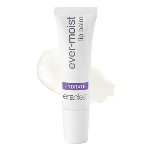 eraclea Ever-Moist Lip Balm, Lip Moisturizer with Beeswax, Hyaluronic Acid and Shea Butter, Dry Lip Repair & Moisture Support for Chapped and Cracked Lips (0.4 oz)
