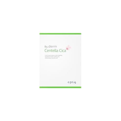By.derm Centella Cica Plus Mask, Skin Recovery, Soothing & Calming, Hypoallergenic Care, 0.88fl. oz. x 5ea.