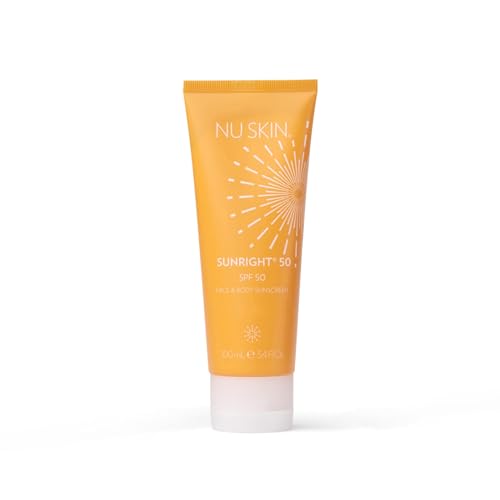 Nu Skin Sunright¢ç Face & Body Sunscreen SPF 50 | Broad-Spectrum UVA/UVB Protection | Non-Greasy & Water-Resistant Formula | Antioxidant-Infused | 3.4 fl. oz.