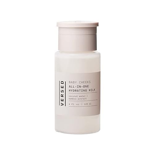 Versed Skin Soothe Hydrating Milky Toner for Face - Nourishing Coconut Water with Algae & Bamboo Extracts - Helps Restore Skin¡¯s Natural pH Balance (V1 Skin Soothe - 4 Fl Oz (Pack of 1))
