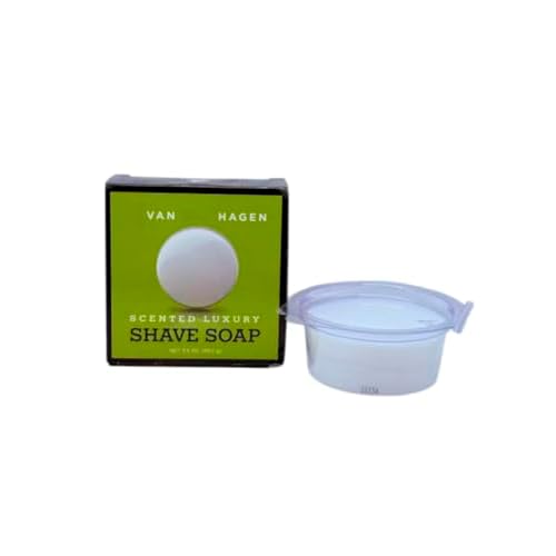 Men's Luxury Scented Shave Soap 3.5 oz ? PACK 4 ? Classic Wet Shaving Soap for Safety Razors ? Rich, Lubricating Lather with Premium Scent ? For use in shave and bath