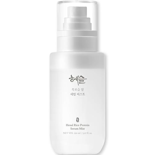 Rice Protein Serum Mist, Korean Skincare for Sensitive Skin, Radiance Boost, Deep Hydration, 75% Rice Water, Low-Irritation, Dual Layer System, Valentine's Day Gifts for Woman | 150ml