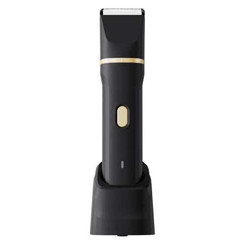 ele ELEOPTION Electric Razors for Women 5-in-1 Waterproof Wet Dry Electric Shaver with USB Charge Dock, Legs Hair Remover, Body Shaver for Beard Bikini Trimmer for Women Black