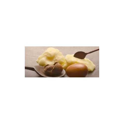 Roselle Naturals African Shea Butter - All Natural Nilotica Shea Butter Raw Organic, Unrefined Pure and Creamy White Shea Nilotica for Skin, Face, Hair and Body, 8 oz