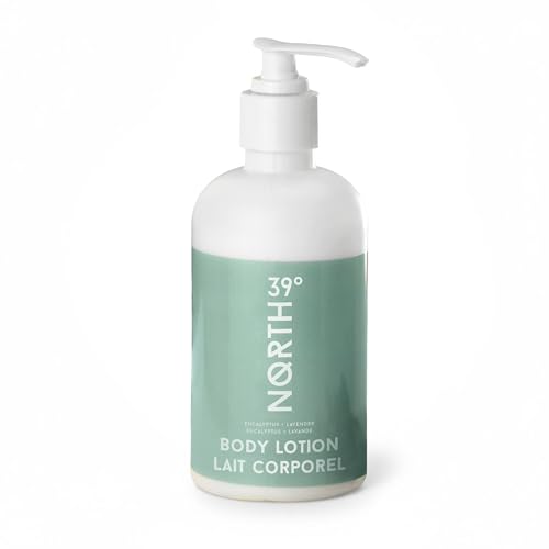 39¡Æ North Body Lotion - Eucalyptus & Lavender Scent - Featured in Courtyard by Marriott and Residence Inn Hotels - Hydrating & Moisturizing - All Natural Body Lotion - 8.5oz