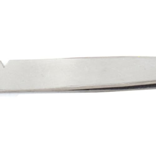 Eyebrow Tweezers with Comb, Stainless Steel Tweezers Comb, Ergonomic Design Makeup Grooming Tool for Eyebrows or Hair, Accurate Clipping, for Untrimmed Eyebrows (silver)