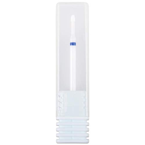Pana 3/32" Cuticle Clean Safety Nail Ceramic White Carbide Bit (Grit: Medium - M) for Electric Dremel Drill Machine