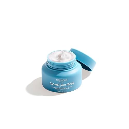 Not Old Just Thirsty Face Moisturizer with Vitamin B5, Collagen, Squalane for Hydration, Repair, Elasticity, 1.99 fl. oz | All skin types