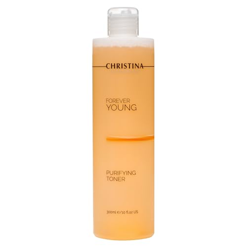 Christina - Forever Young Purifying Toner - Hydrating Facial Toner for Oily & Dry Skin - Cleanses and Removes Excess Oil - pH-Balancing Astringent with Witch Hazel & Quillaja - Alcohol-Free - 300ml