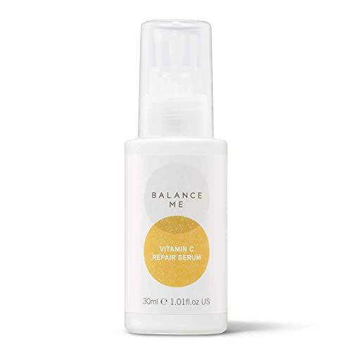 Balance Me Brighten + Hydrate Eyes & Face Duo - Wonder Eye Cream & Vitamin C Repair Serum - Vegan & Cruelty-Free - Hydrates Skin & Reduces Hyperpigmentation