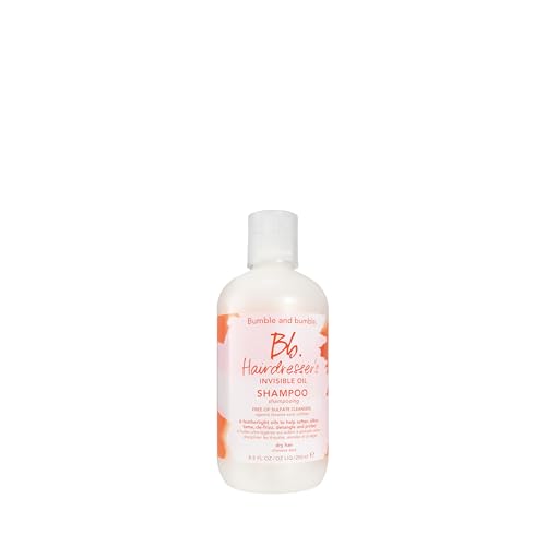 Bumble and bumble. Hairdresser's Invisible Oil Hydrating Shampoo | Hydrating, Anti Frizz, Softening, Color Safe | Curly, Wavy, Straight | With Coconut, Grapeseed + Argan Oil
