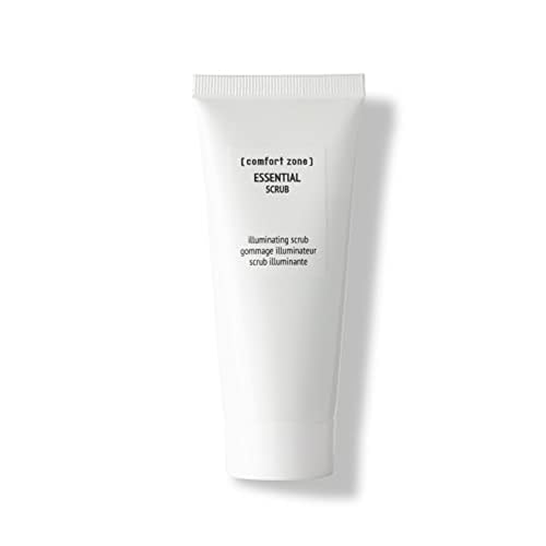 [ comfort zone ] Essential Scrub, Illuminating Refining Exfoliator, Removes Impurities, Minimizes Pores, Smooths Skin, Clean Beauty, Vegan, Made in Italy, Silica Particles, Jojoba Spheres, 2.02 Fl Oz