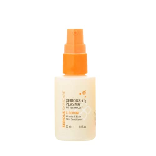 Serious Skincare Vitamin C Serum for Face, Anti-Aging Face Serum with Collagen, Vitamin E, Hydrating Skin Care for Brightening, Improve Appearance of Dark Spots, Tone, Fine Lines & Wrinkles 1 Fl Oz