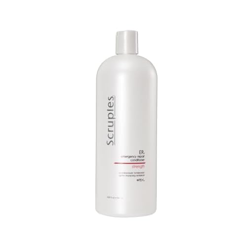 Scruples ER Emergency Repair Conditioner for Damaged Hair - Intensive Hair Repair for Breakage & Restoration from Chemical Treatments - Includes Keratin Protein for Overall Hair Health (33.8 oz)