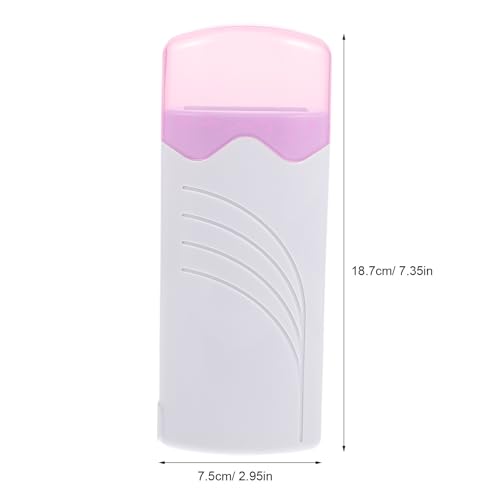 Hemoton Roll on Wax Heater Electric Hair Removal Wax Warmer for Facial Body Use Compact 7.36X2.95X1.65 Inch Safe Depilatory Device Suitable for Women Men