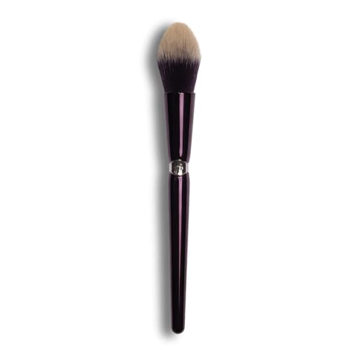Anisa Beauty Tapered Highlight Makeup Brush ? Precision Tapered Brush for Seamless Application of Highlighter and Illuminating Powders ? Soft, Synthetic Fibers