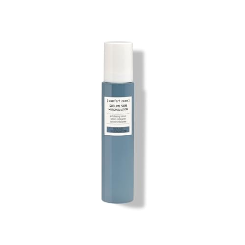 [ comfort zone ] Sublime Skin Micropeel Lotion, Progressive Exfoliating Toner, Smooths, Brightens, Renews, Fragrance Free, Clean Beauty, Lactic Acid, Gluconolactone, Daily Use, 3.38 Fl Oz