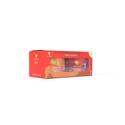As I Am Curl Color Kit - Bold Gold & Hot Red - 12 ounce - Color & Curling Gel - Temporary Color - Medium Hold - Vegan & Cruelty Free