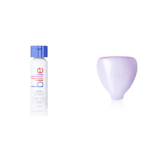 Billie Whipped Shave Cream - Lavender & Bergamot Scent - 6.5 fl oz & 5-Blade Women¡¯s Razor Travel Case - DreamPop