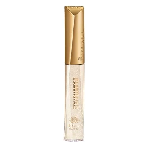 Rimmel Stay Plumped Lip Gloss, 800 Diamond Pop, 1 Count