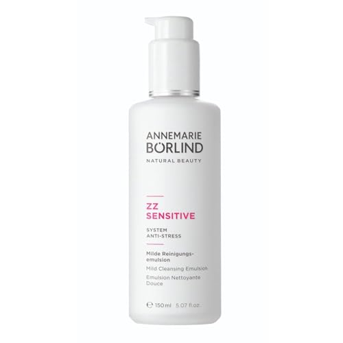 ANNEMARIE B?RLIND - ZZ SENSITIVE Mild Cleansing Emulsion - Facial Wash with Hyaluronic Acid and Golden Orchid to Remove Impurities on Sensitive Skin and Restore the Skin Flora - Step 1 of 5-5 Oz