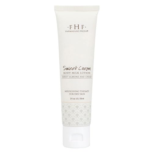 FarmHouse Fresh Sweet Cream Body Milk Travel Lotion, Sweet Cream, 2 fl. oz.