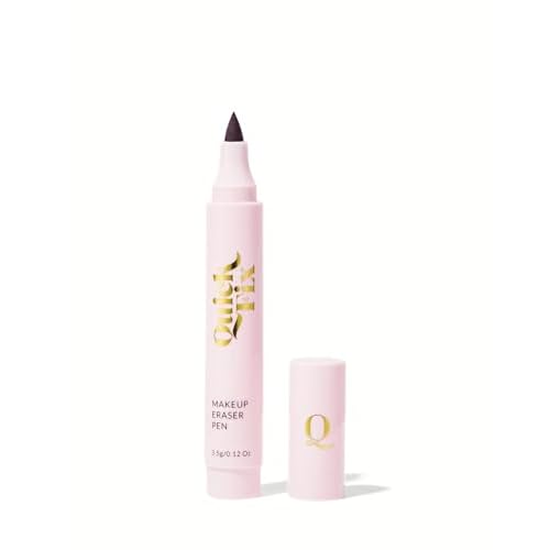 THE QUICK FLICK Reusable Waterproof Makeup Remover Pen - Quick Fix Makeup Eraser Pen for Smudged Eyeliner, Mascara, Brows - Instant Lipstick Remover - Travel Friendly, On-the-Go Touch-Ups, Easy to Use