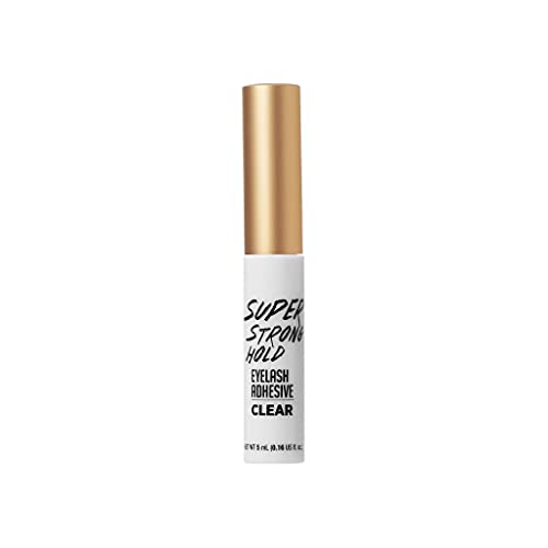 Kiss I Envy Eyelash Adhesive Super Strong Hold Clear 5 Gram (Pack of 6)
