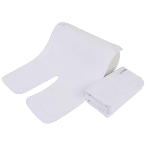 SINLAND Microfiber Esthetician Towels for Facials Mask Removing Face Wrap Soft Facial Cloth with Split Design Spa Towels for Facial Steam Massage and Cleansing