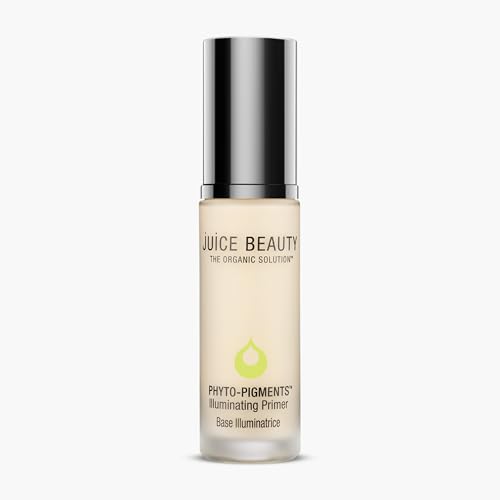 Juice Beauty Phyto-Pigments Illuminating Primer - 01 Luminous - 30 mL - Smooths Fine Lines, Evens Skin Tone + Blurs Imperfections - Silicone Free - Vegan, Cruelty Free