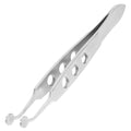 NOLITOY Meibomian Gland Expressor Eyelid Massage Tweezers: Stainless Steel Eyelid Forceps for Eye Care & Dry Eye Treatment ? Facial Massage Tool for Women 4.13 Inches