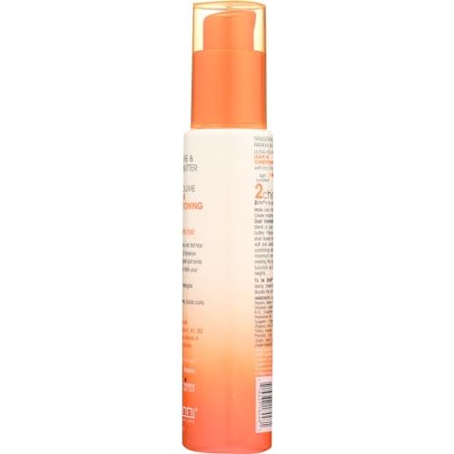 GIOVANNI 2chic Ultra-Volume Leave-In Conditioning & Styling Elixir - Builds Volume, Promotes Weightless Control for Fine/Thin Hair, Volumizing Formula with Papaya & Tangerine Butter, Color Safe - 4 oz