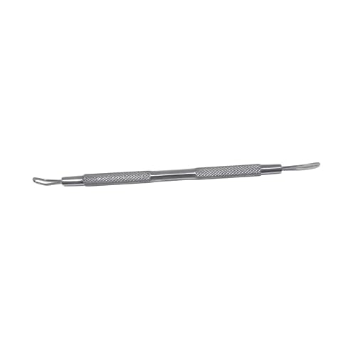 Blackhead Remover Pimple Popper Blemish Comedone Extractor Acne Tool Pimple Spot Popper Komedon Double Side Soft Touch and No-Slip Skincare for Whitehead Removal -Stainless Steel, Silver (BM29)